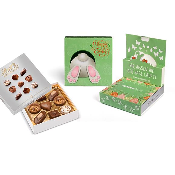 Lindt Mini Pralin�s in Oster Pop-Up Kartonage