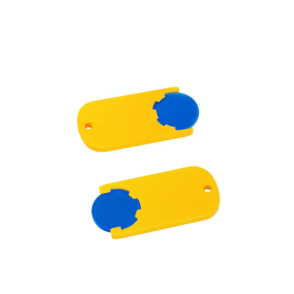 Chip blau, Chiphalter gelb
