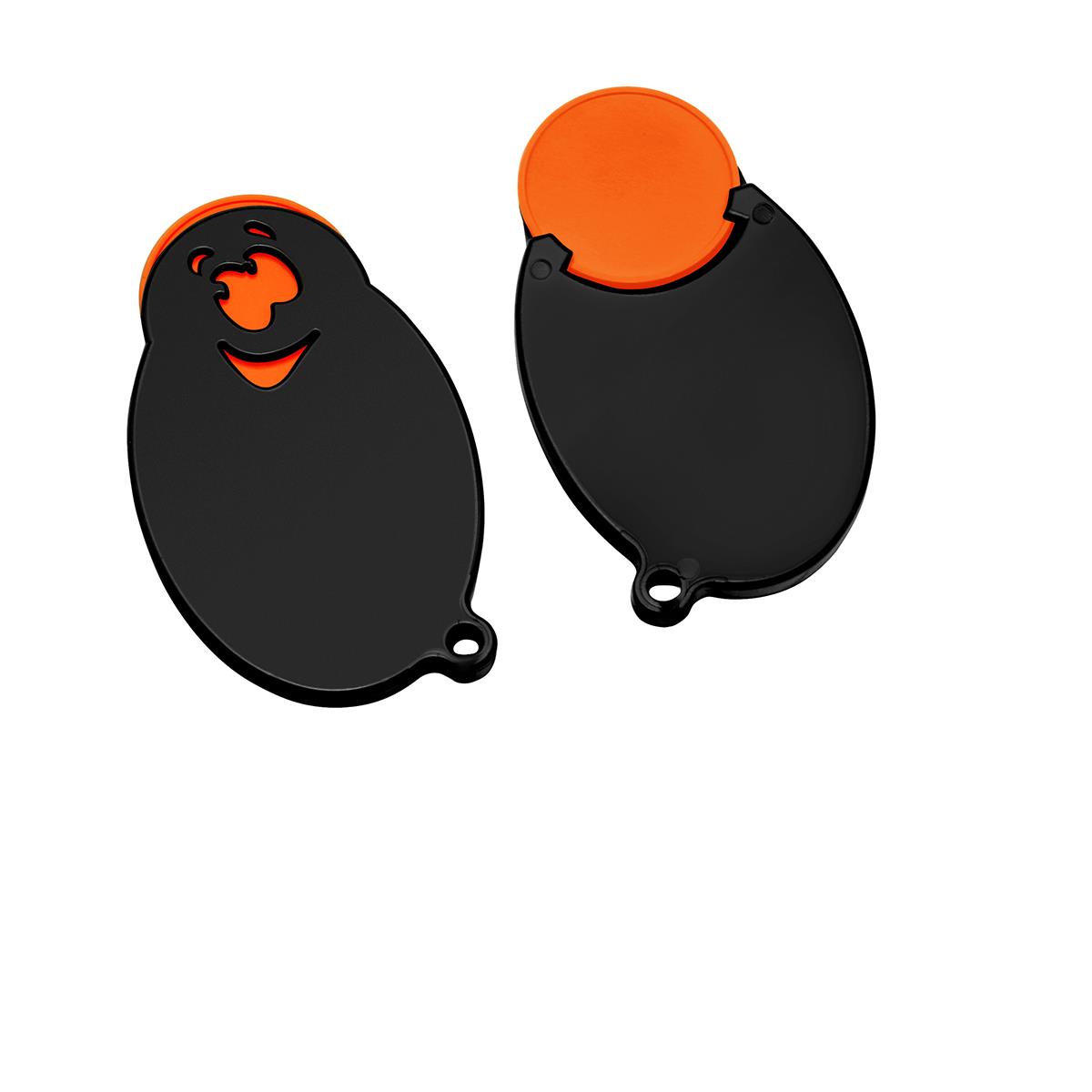 Chip orange, Chiphalter schwarz