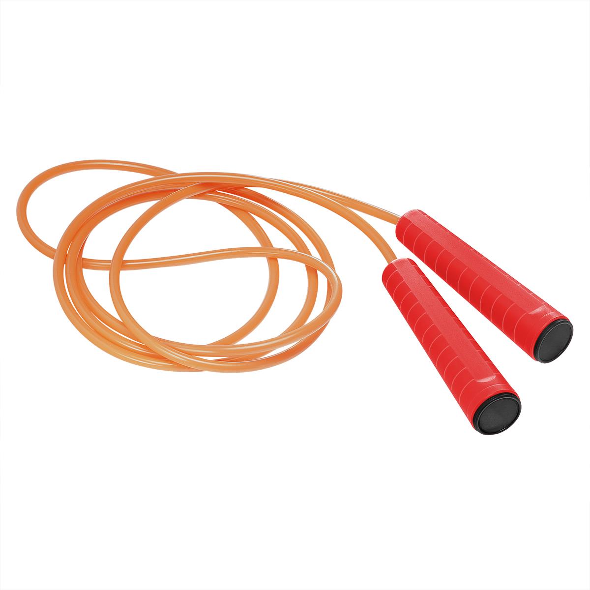 Griff rot, Deckel schwarz, Seil neonorange
