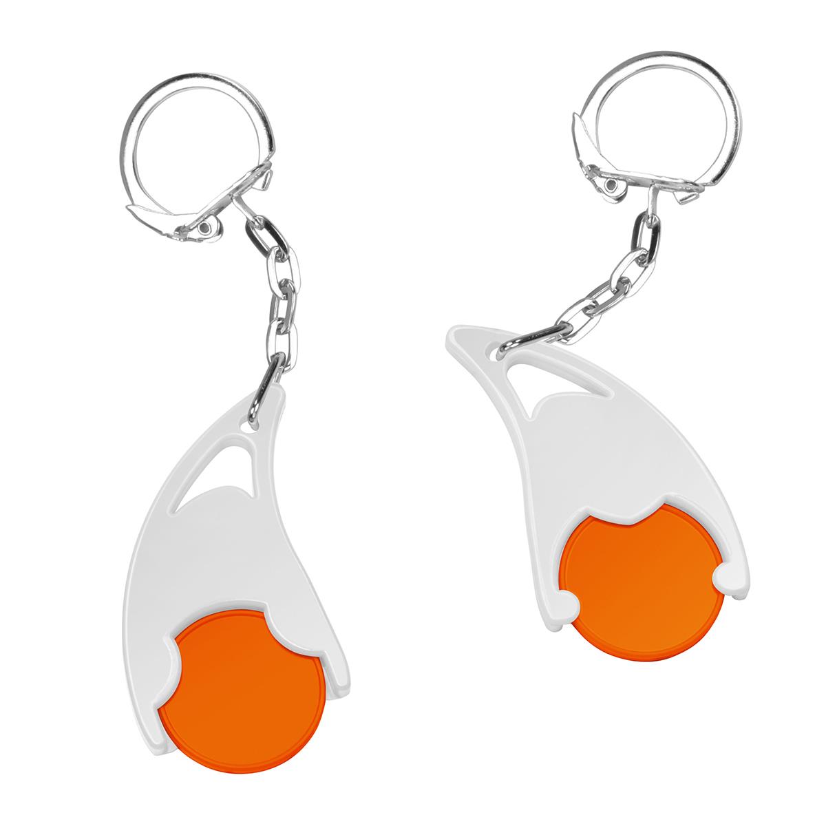 Chip orange, Chiphalter weiß