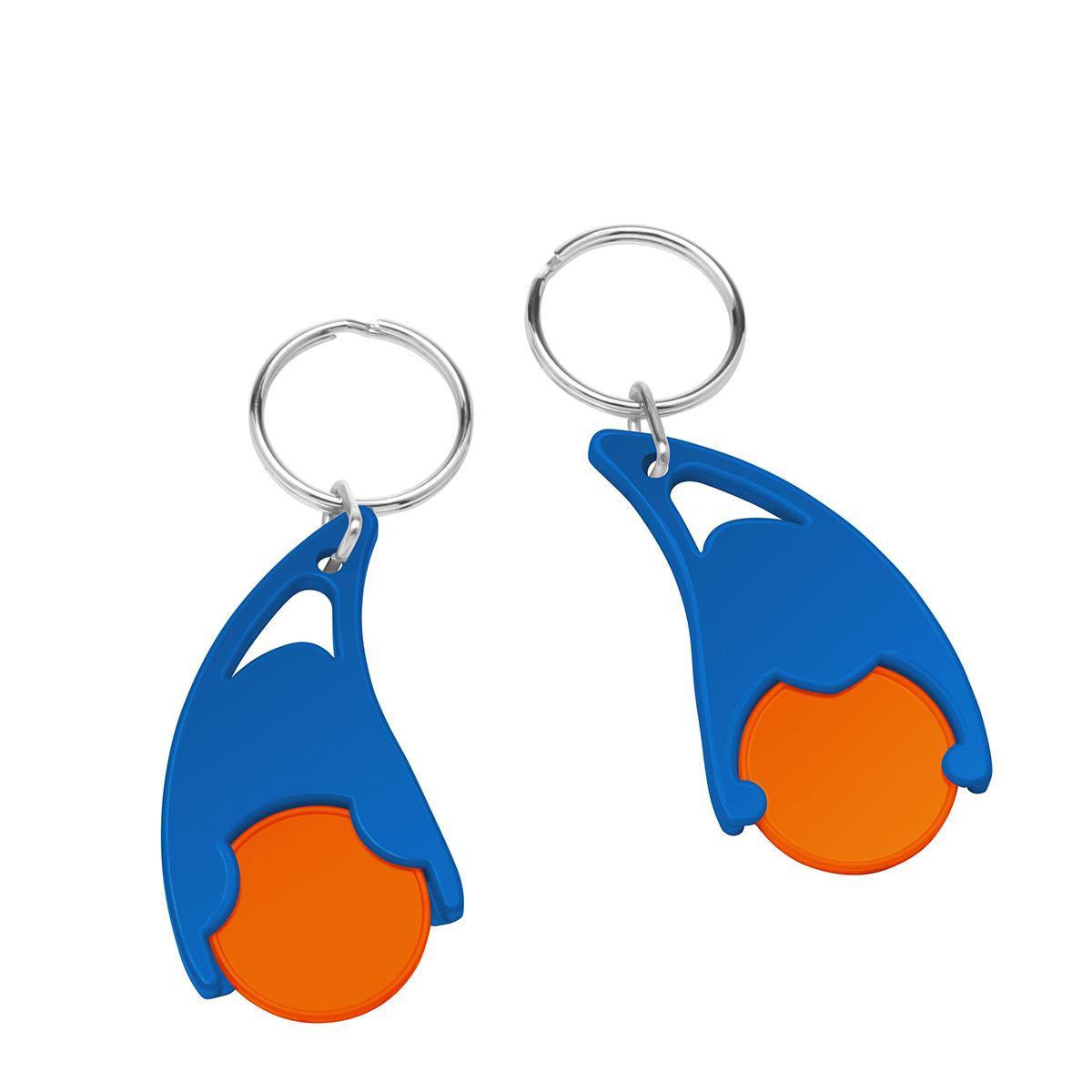 Chip orange, Chiphalter blau