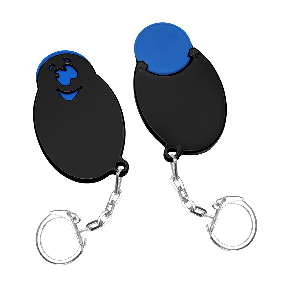 Chip blau, Chiphalter schwarz