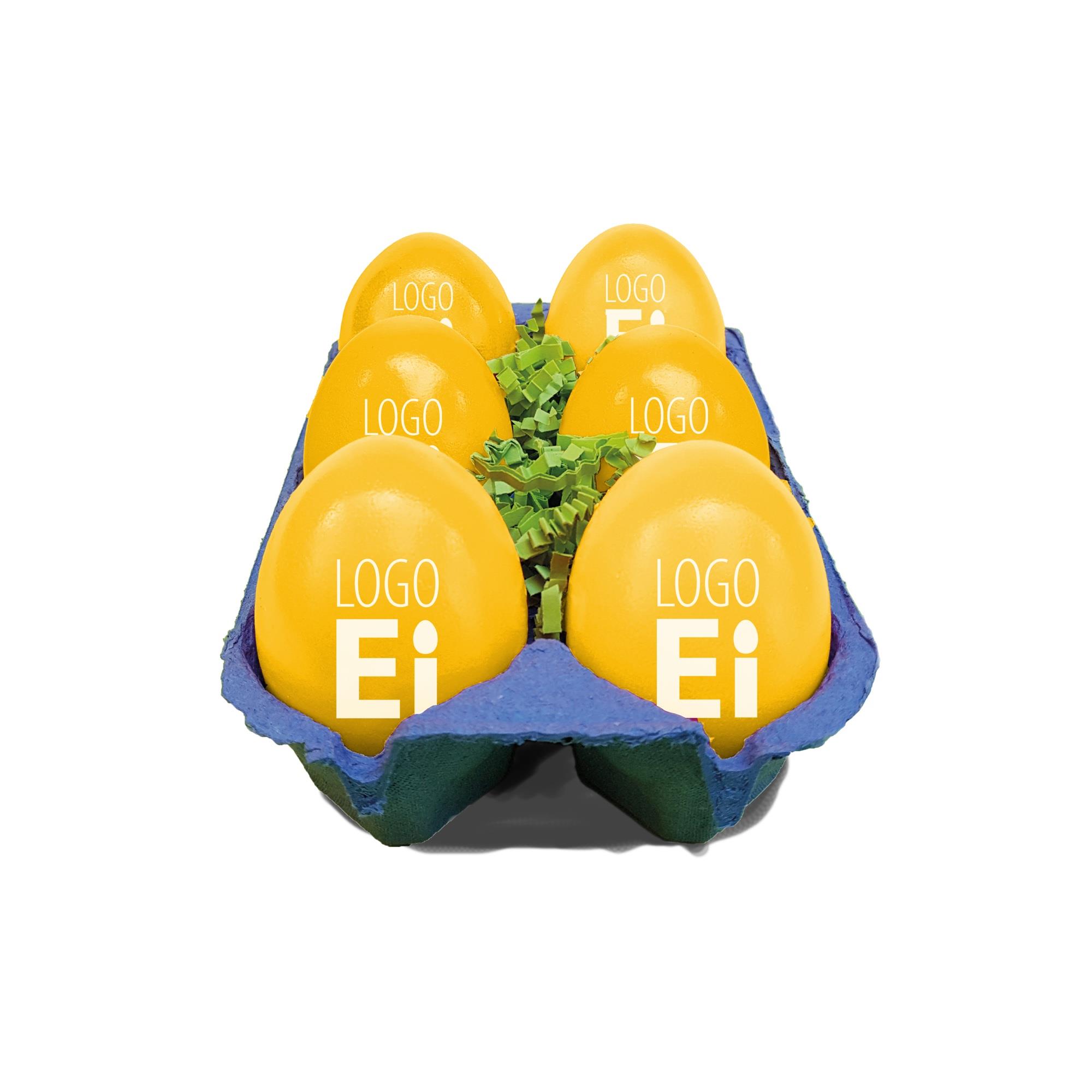 LogoEi 6er-Box - Blau - Gelb