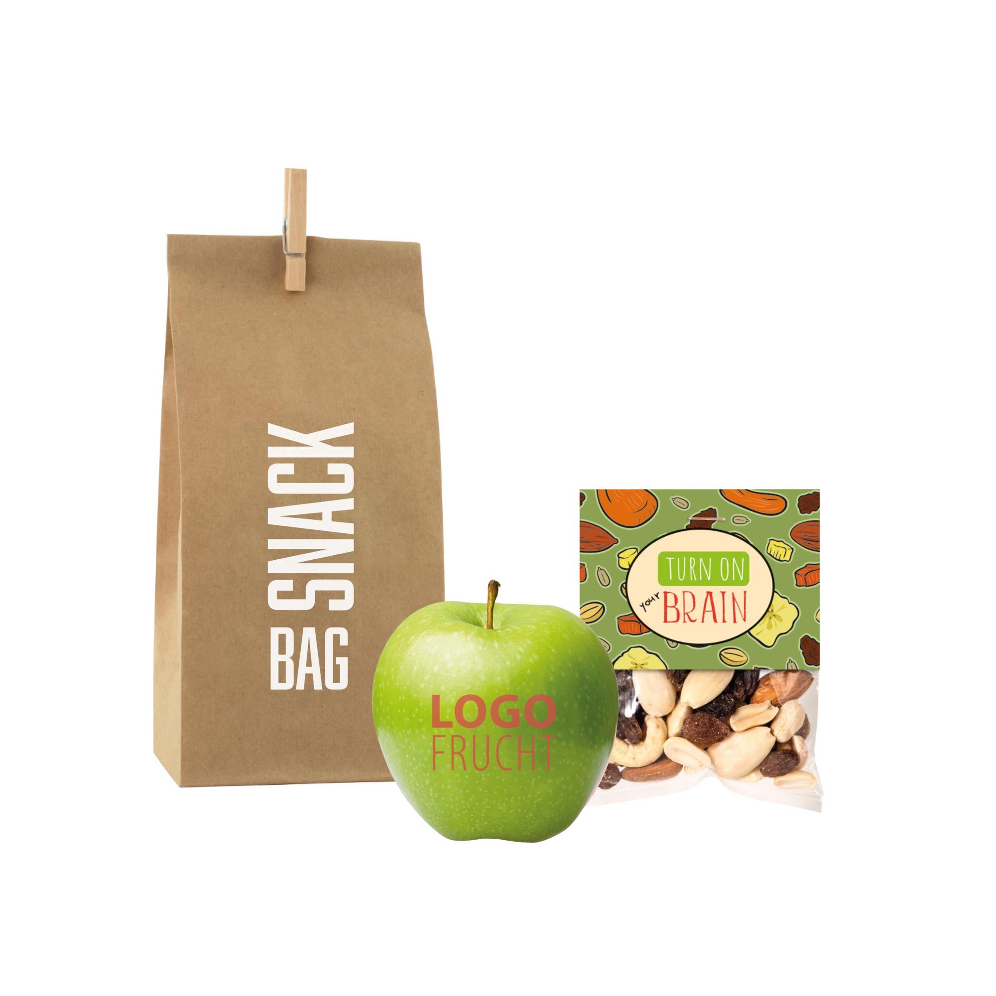 LogoFrucht Power Snack Bag - Grün - Raspberry