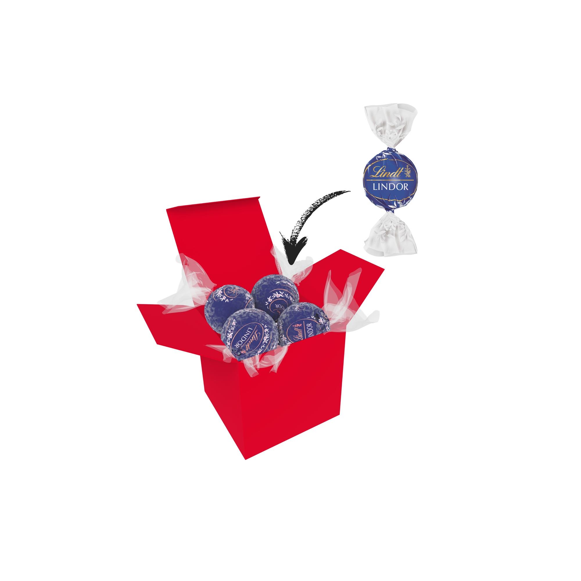 Color Lindor Box - Rot - Feinherb