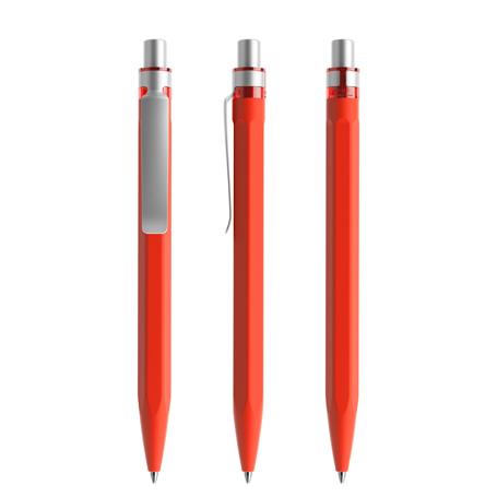 Red-Silver satin finish