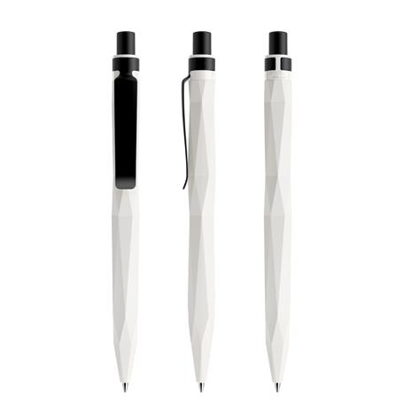 White-Black satin finish