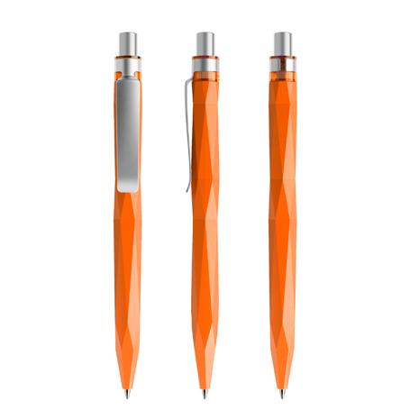 Orange-Silver satin finish