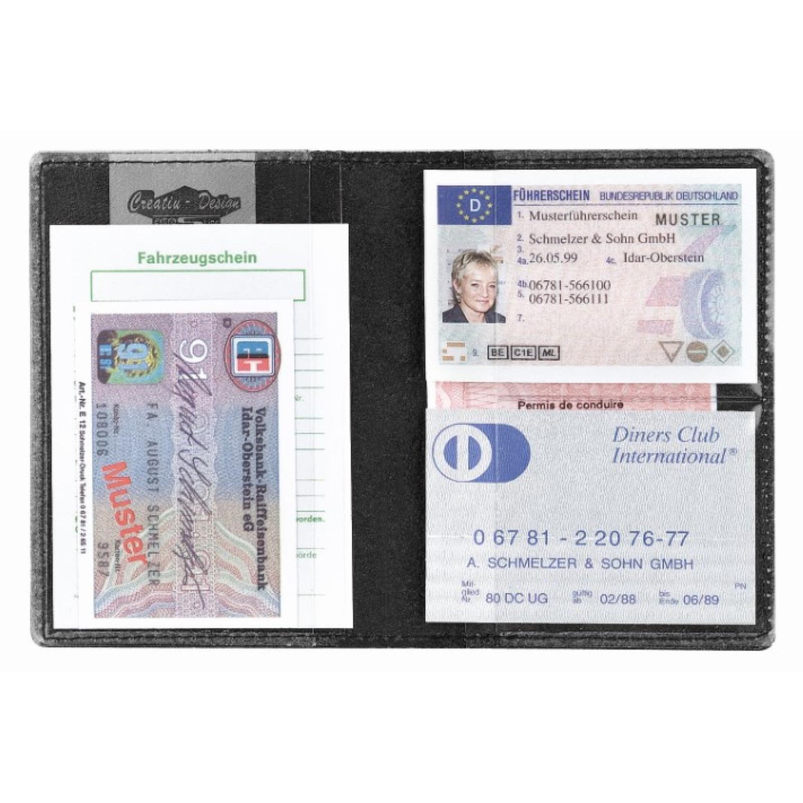 CreativDesign® Ausweistasche ´128Select´ schwarz