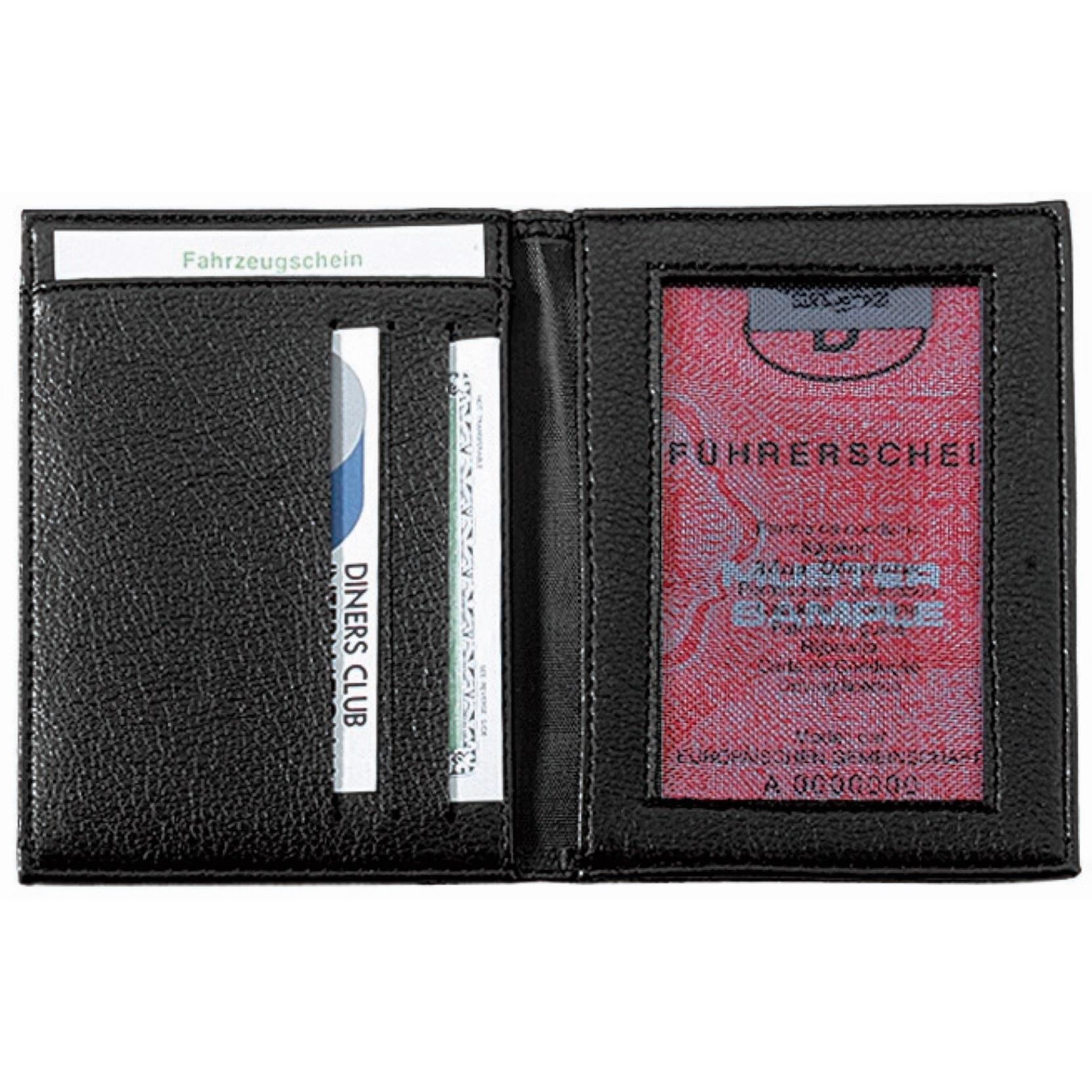 CreativDesign® Ausweistasche ´Paper 2 DeLuxe´ schwarz