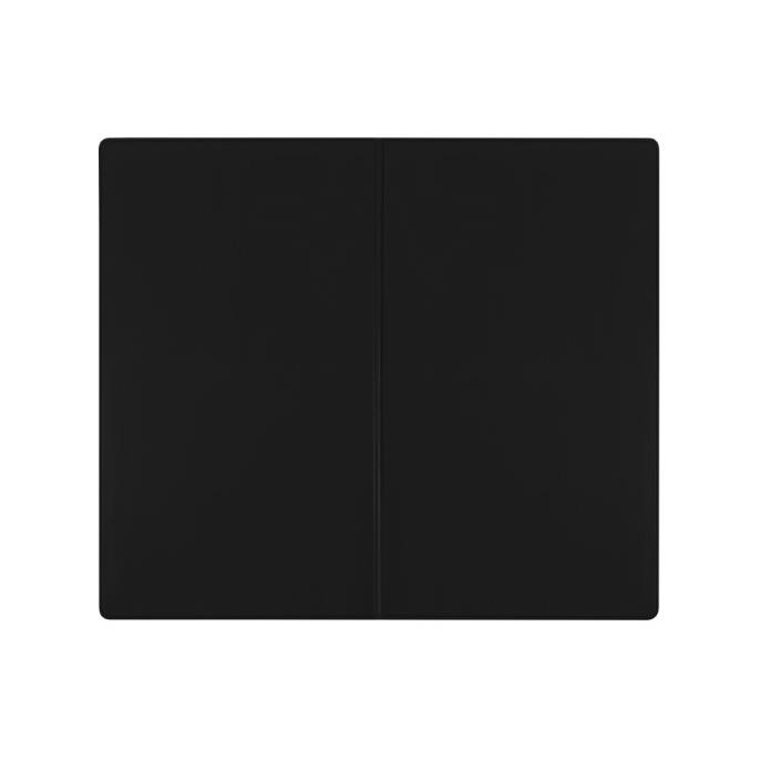 thanxx® Flugtickettasche ´Ticket1´ Normalfolie schwarz