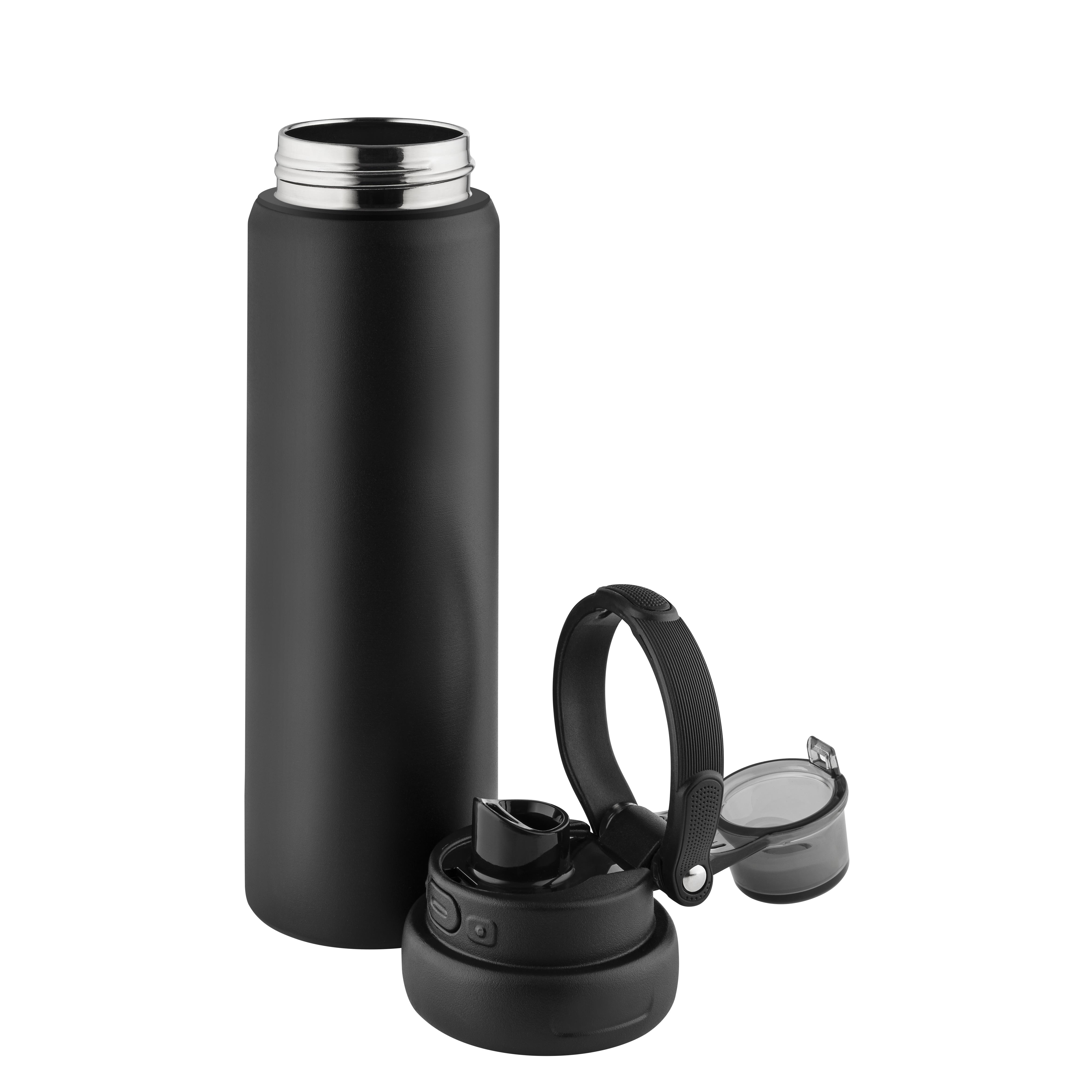 Metmaxx® Sport-und Trinkthermoflasche ´HydraBoost´ schwarz