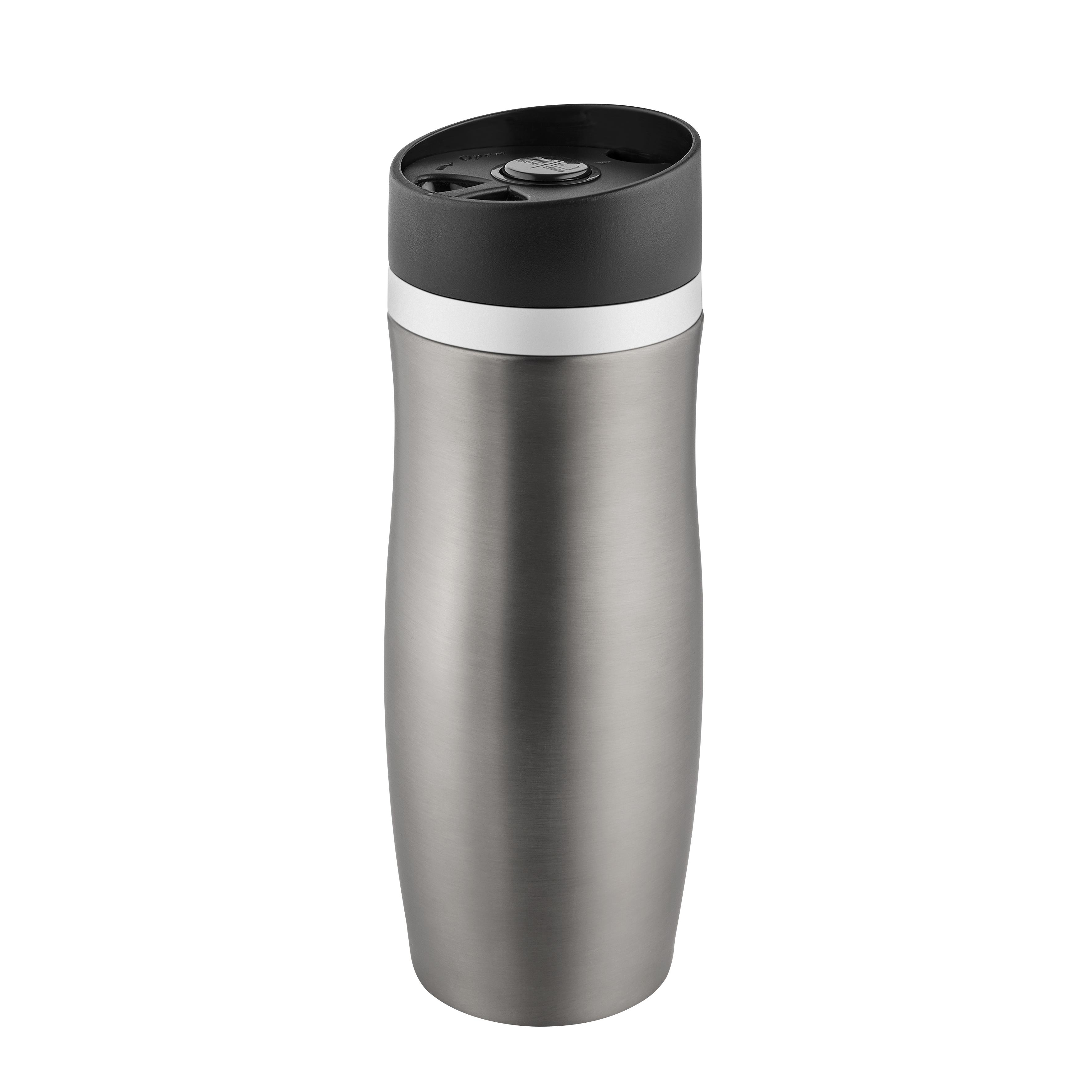 Metmaxx®Thermobecher ´CremaExtensaProtect“ titan/Ring weiß