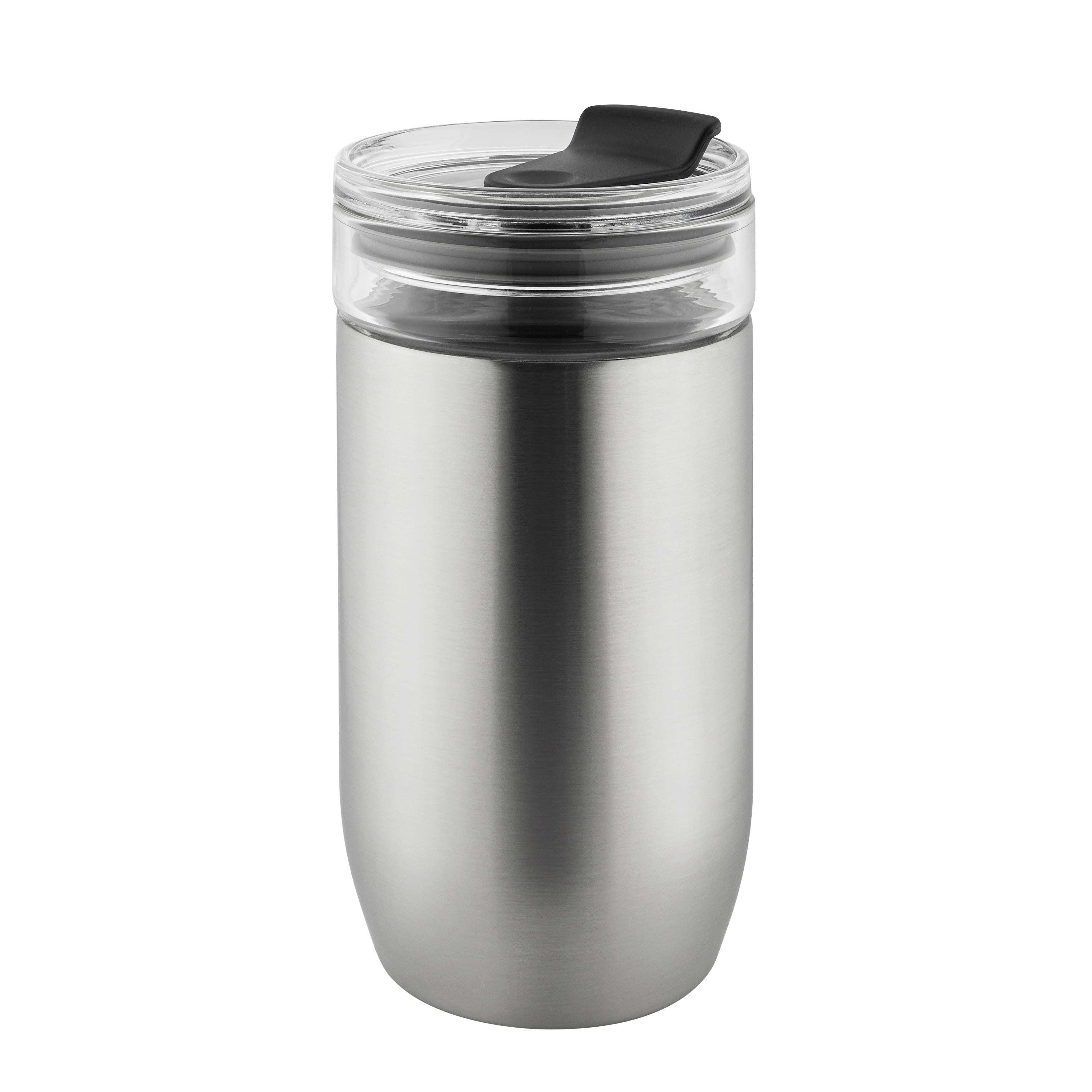 Metmaxx® Thermobecher ´CremaGourmetMedium´ silber