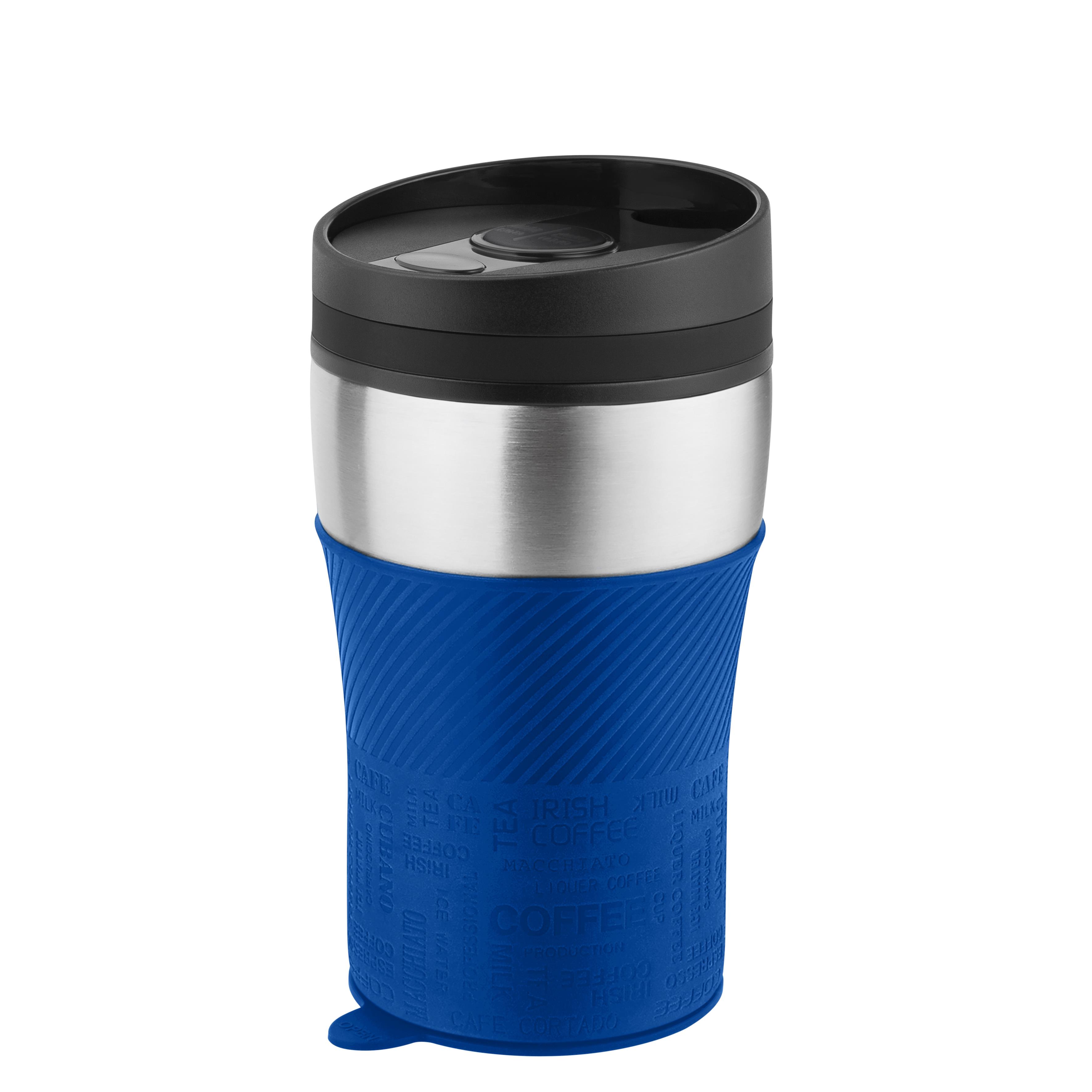silber / blau