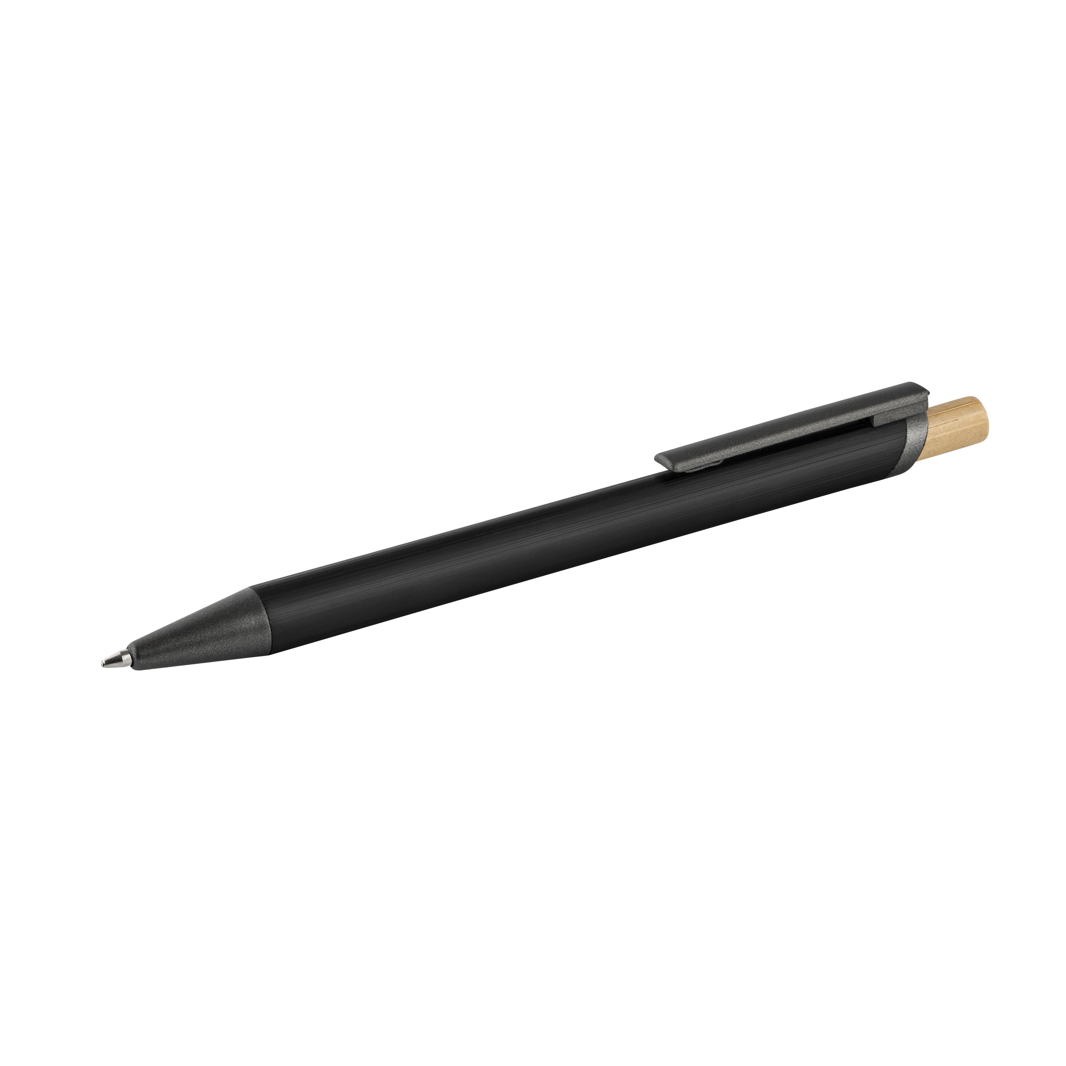 Metmaxx® Kugelschreiber ´AluEcoLogo´ schwarz