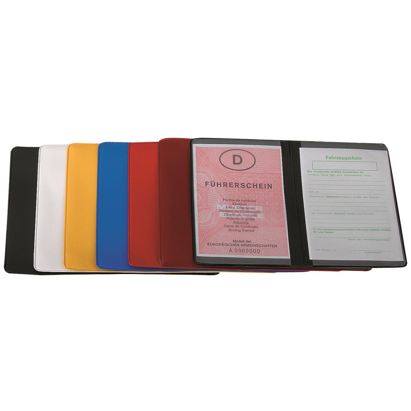 CreativDesign® Ausweistasche ´4-fach´ Normalfolie blau
