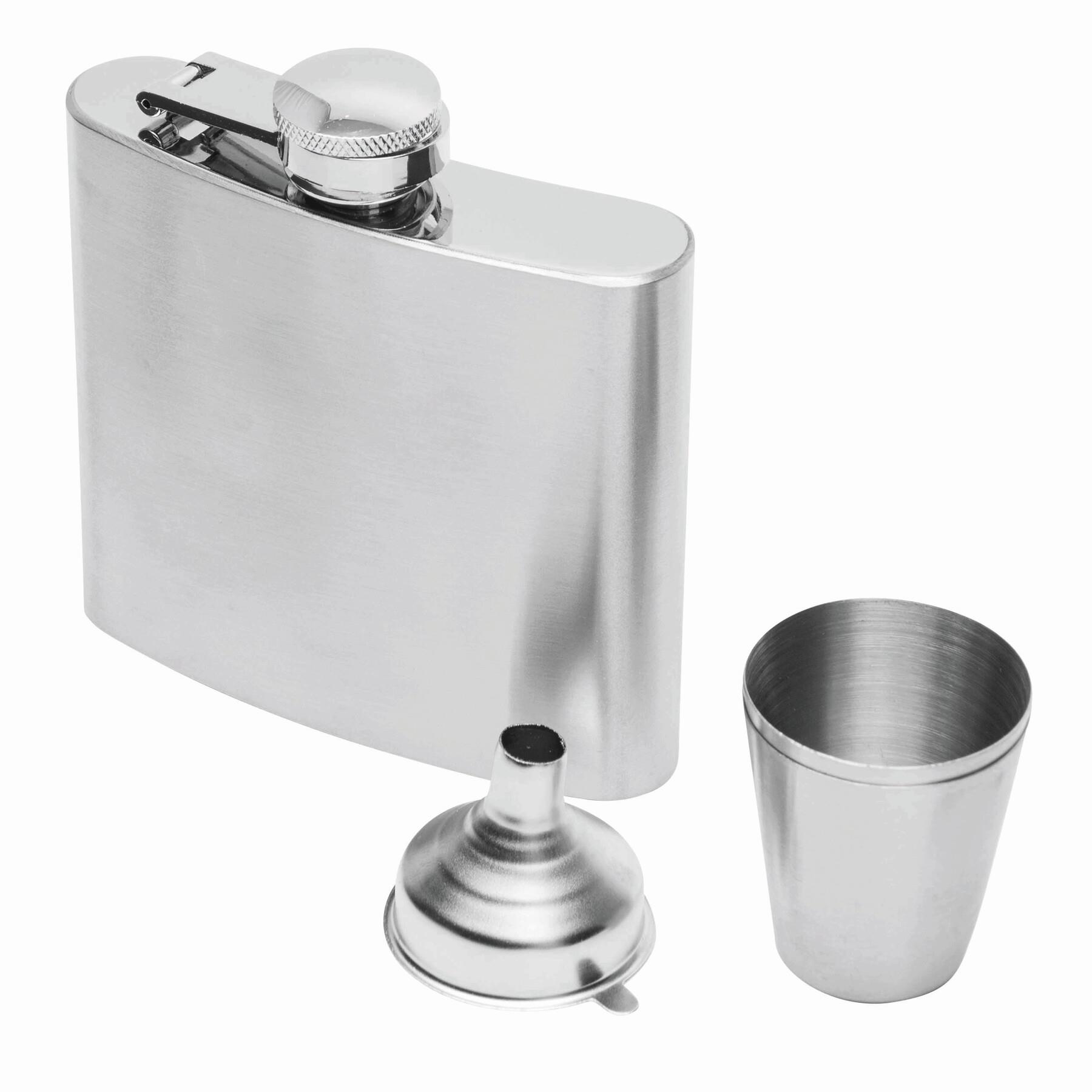 COWBOY - Edelstahl-Flachmann-Set