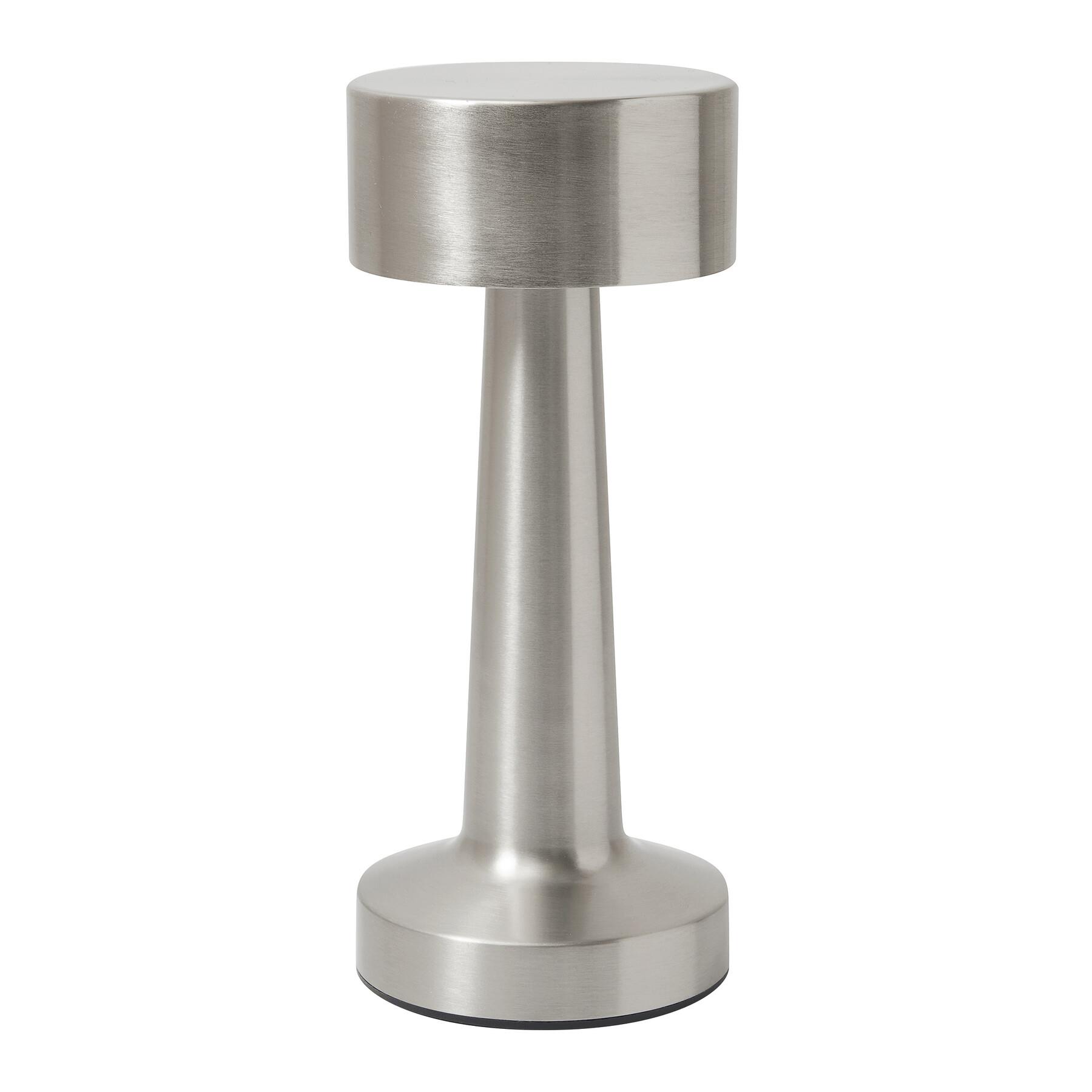 MUSHROOM - Edelstahl-Tischlampe