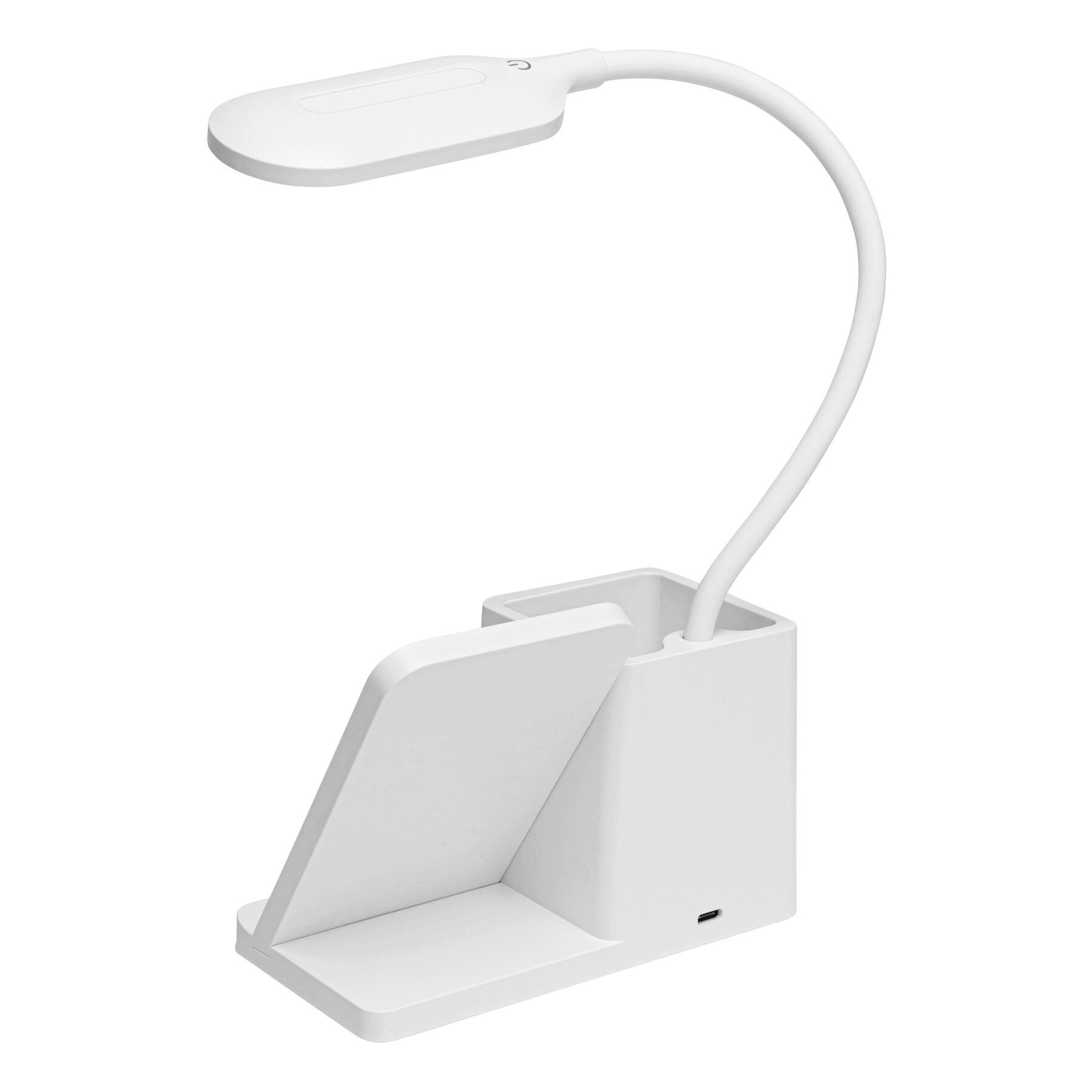 LIGHT & CHARGE - Schreibtischlampe mit Ladestation