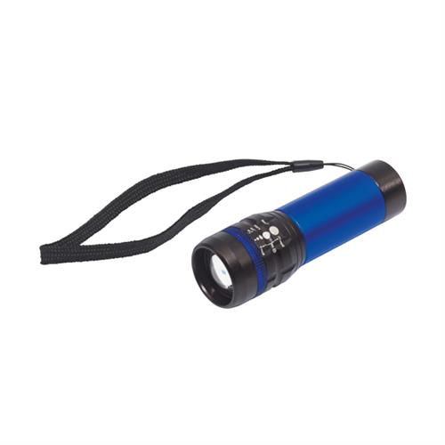 LED-Taschenlampe ZOOM (blau)