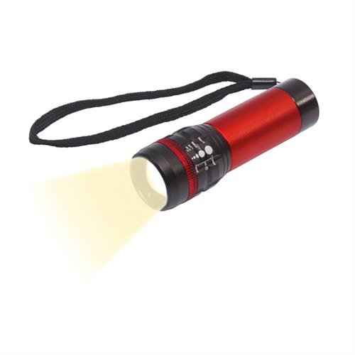 LED-Taschenlampe ´´Zoom´´ (rot)