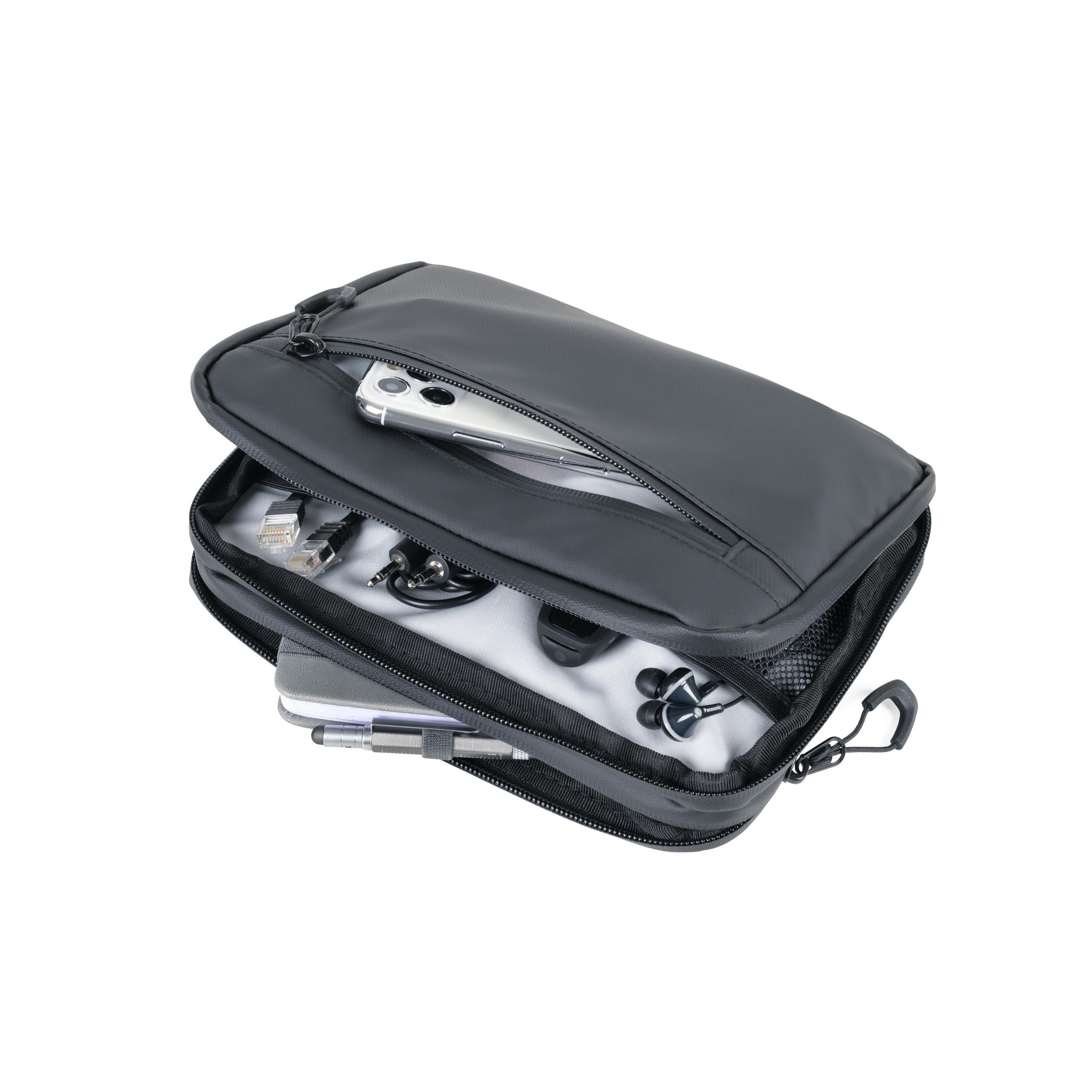 TROIKA Kabeltasche TROIKA BLACK TECH POUCH 2