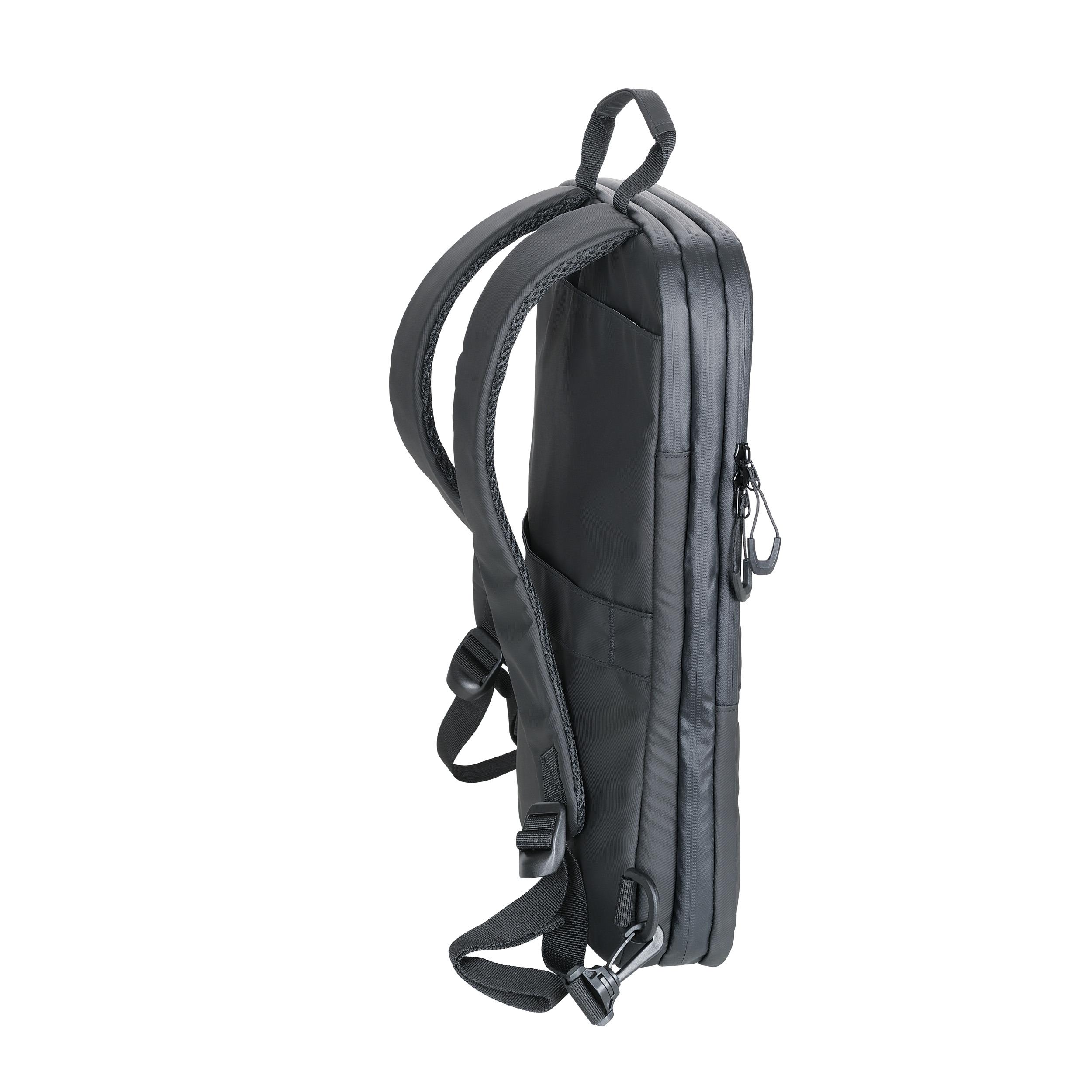 TROIKA Laptop-Rucksack TROIKA BLACK EXPANDABLE