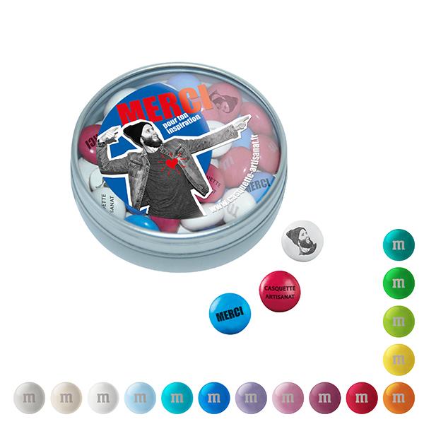 Personalisierte M&M�S� Schokolinsen in Klarsichtbox