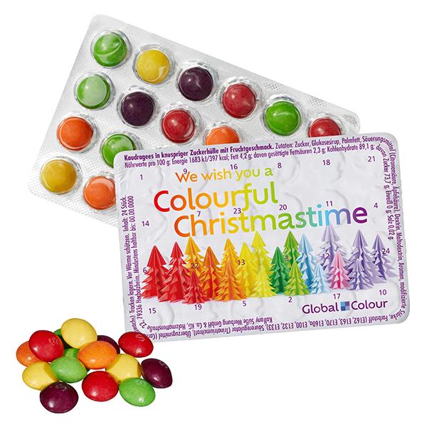 Kleinster (Advents-) Kalender der Welt mit SKITTLES�