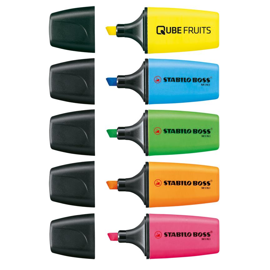 STABILO BOSS MINI 4er-Set Leuchtmarkierer