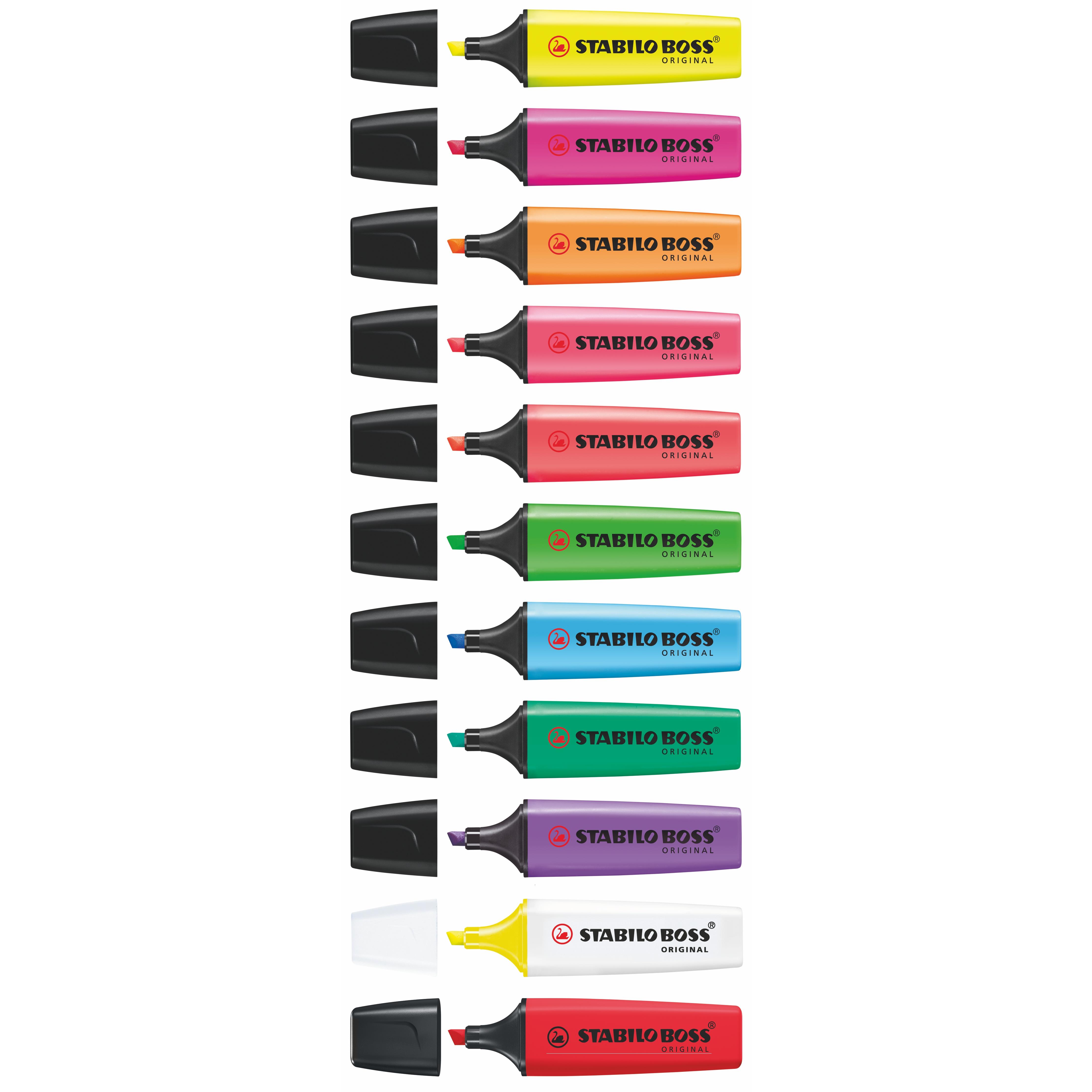 STABILO BOSS ORIGINAL 4er-Set Leuchtmarkierer
