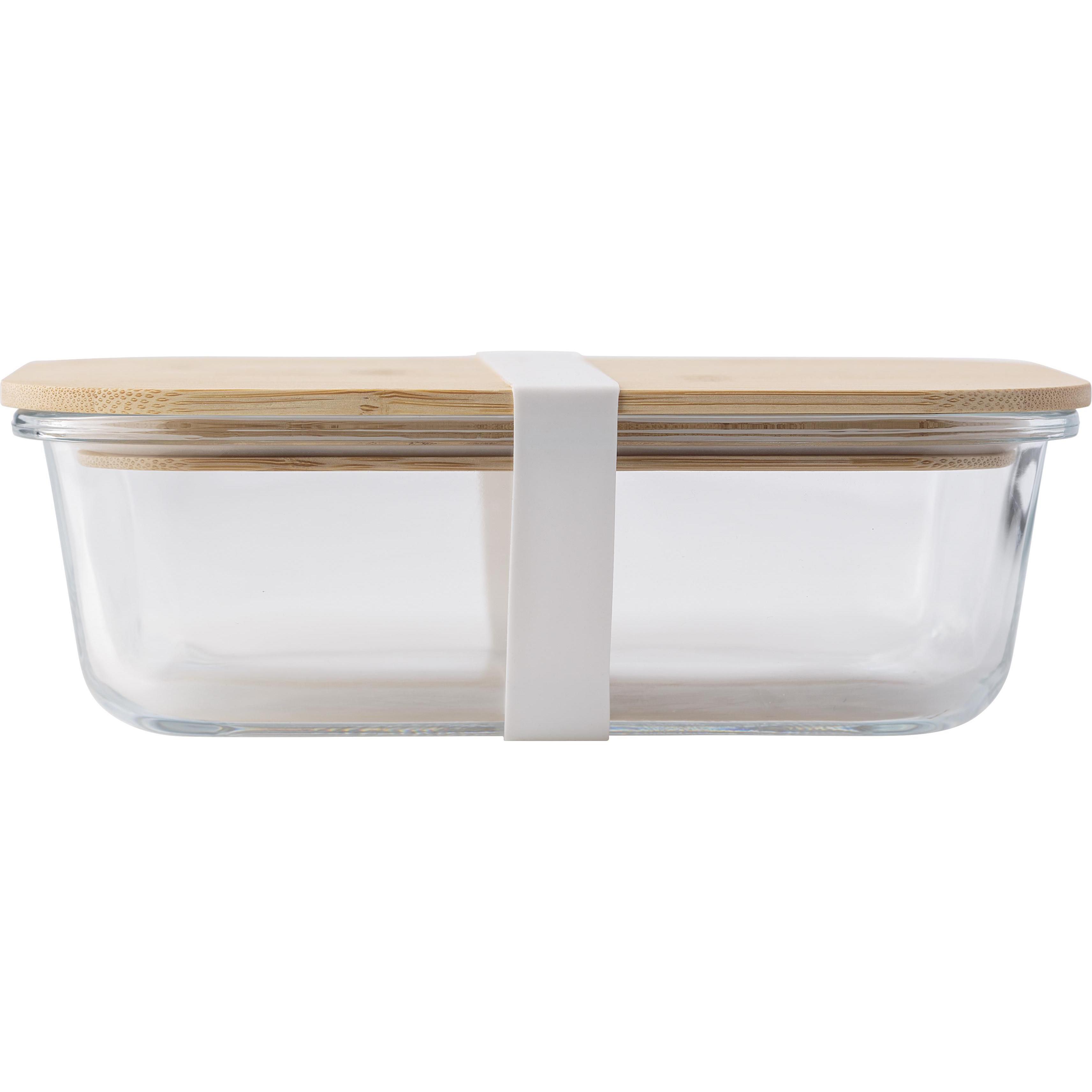 Lunchbox Nicole | Glas | Bambusdeckel | 900 ml