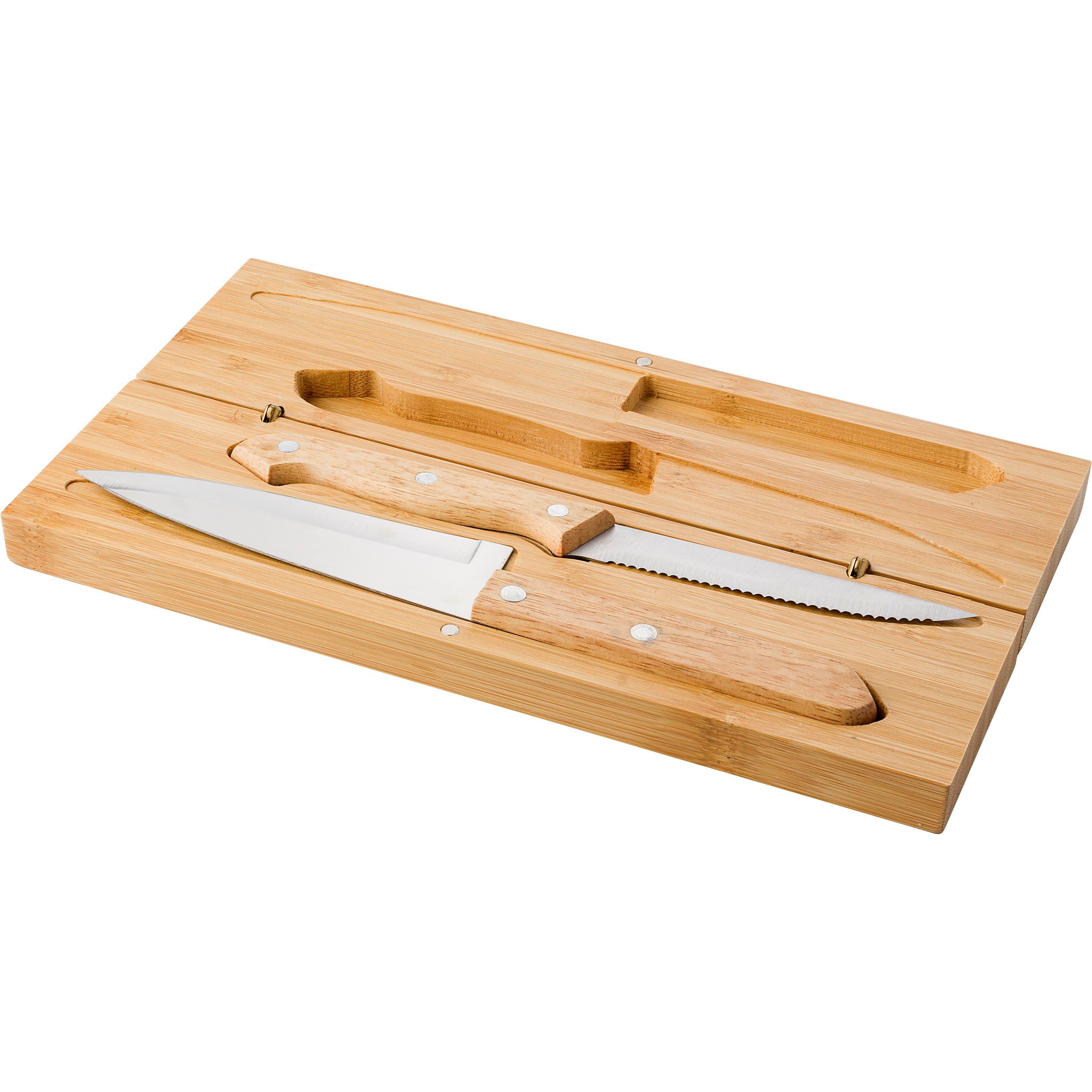 Messerset Tony | Bambus | 2 St. | Magnetbox