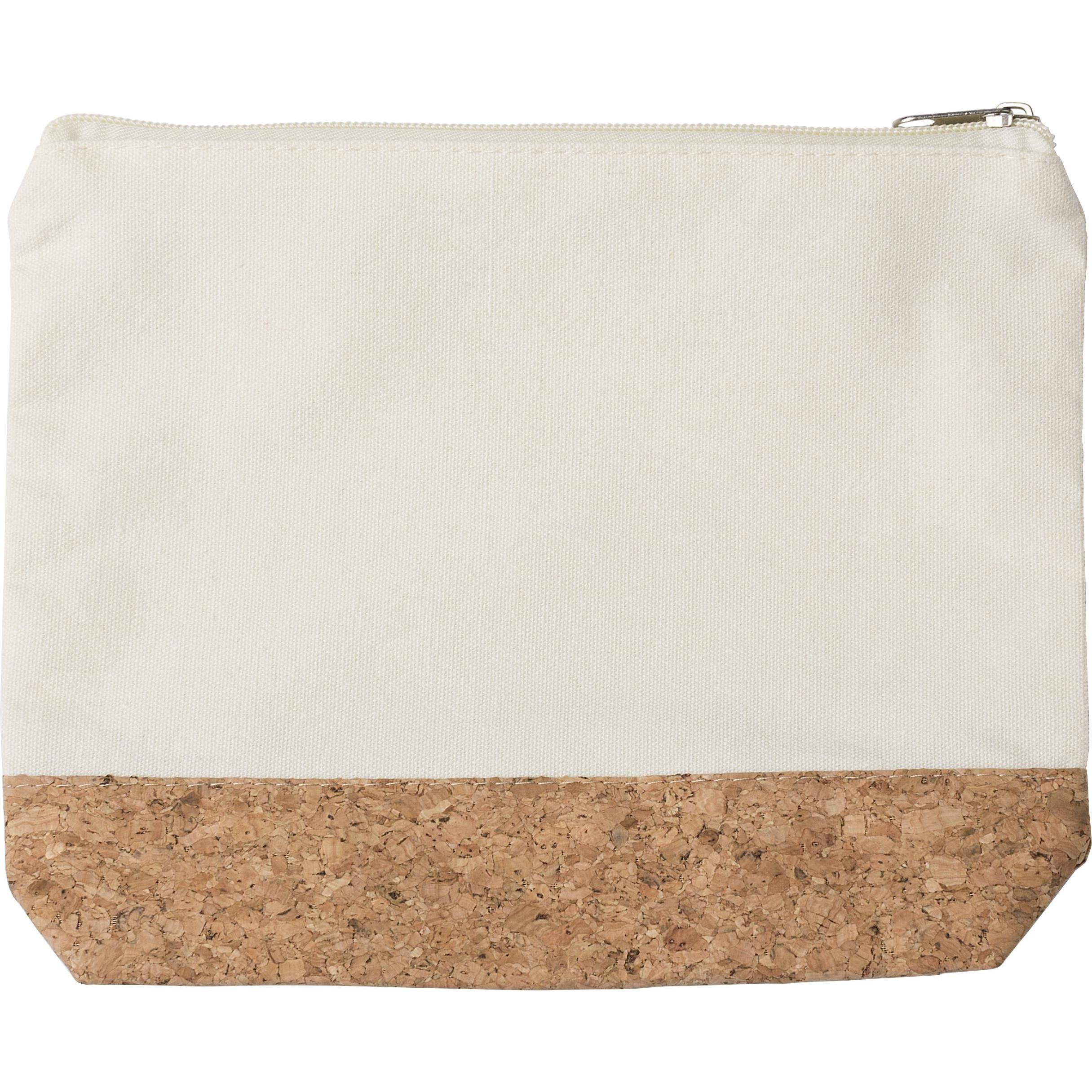 Kulturtasche Teagan | Baumwolle | Kork | 0,5 l