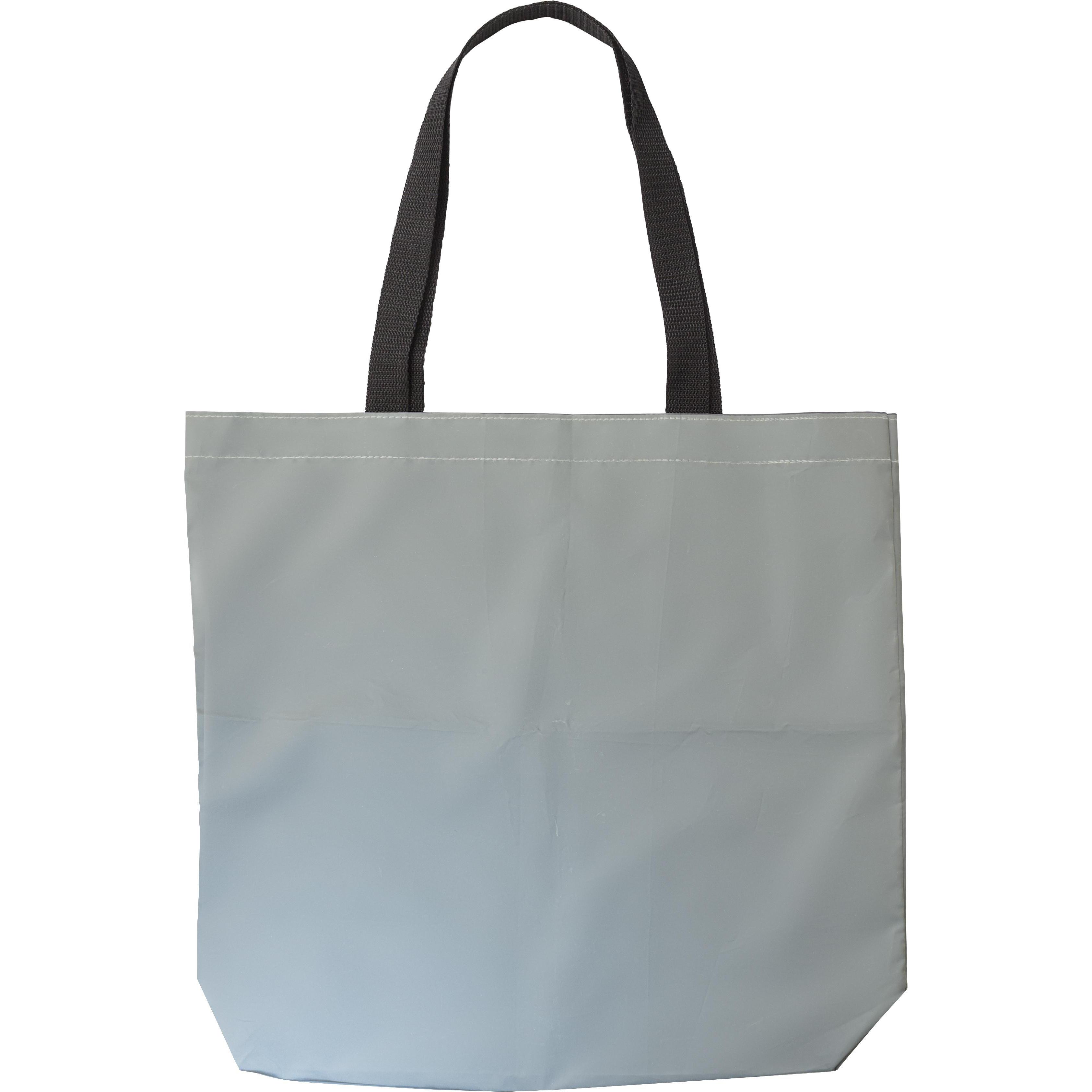 Einkaufstasche Jordyn | Polyester 100D | Reflektierend | Lange Griffe