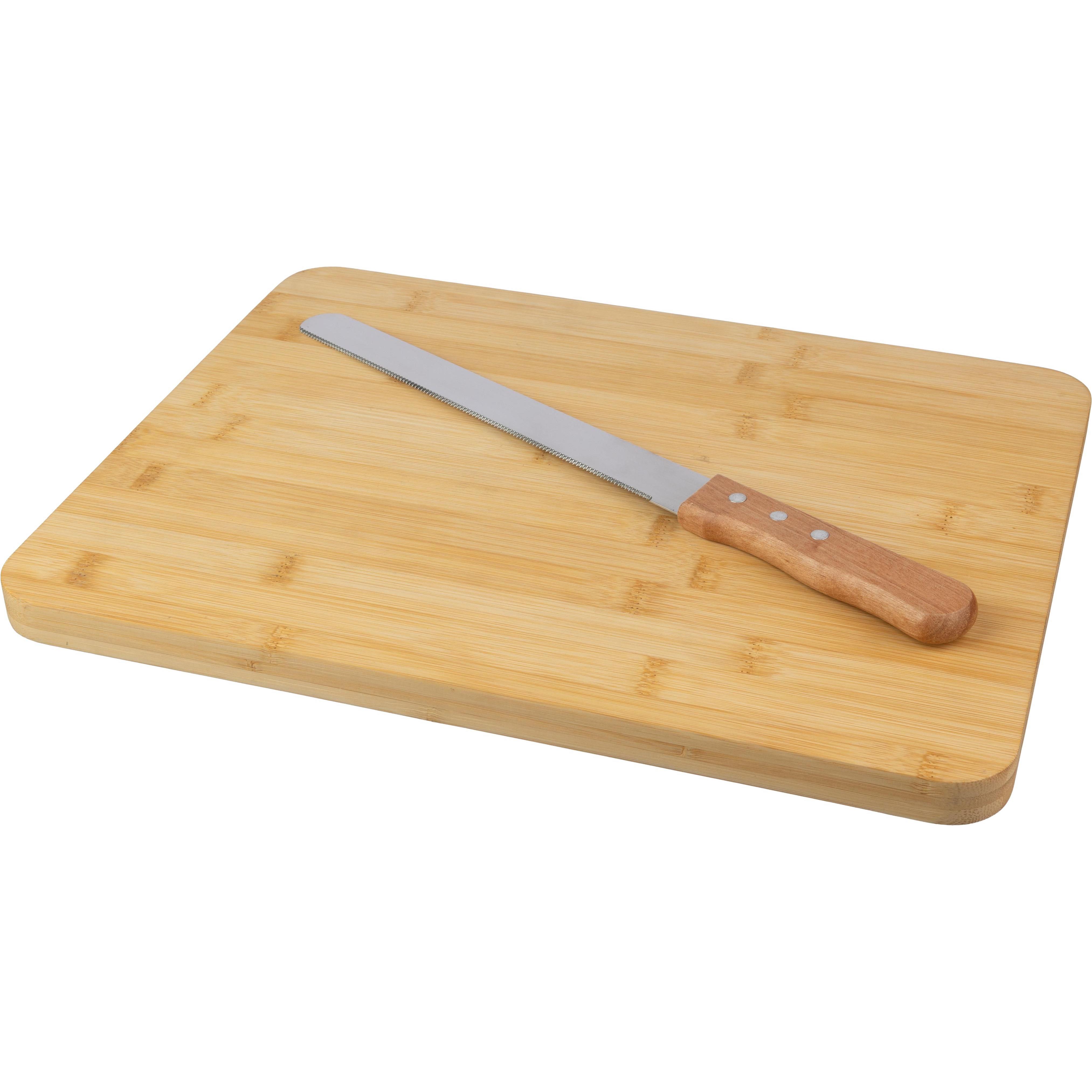 Schneidebrett Werner | Bambus | Mit Messer