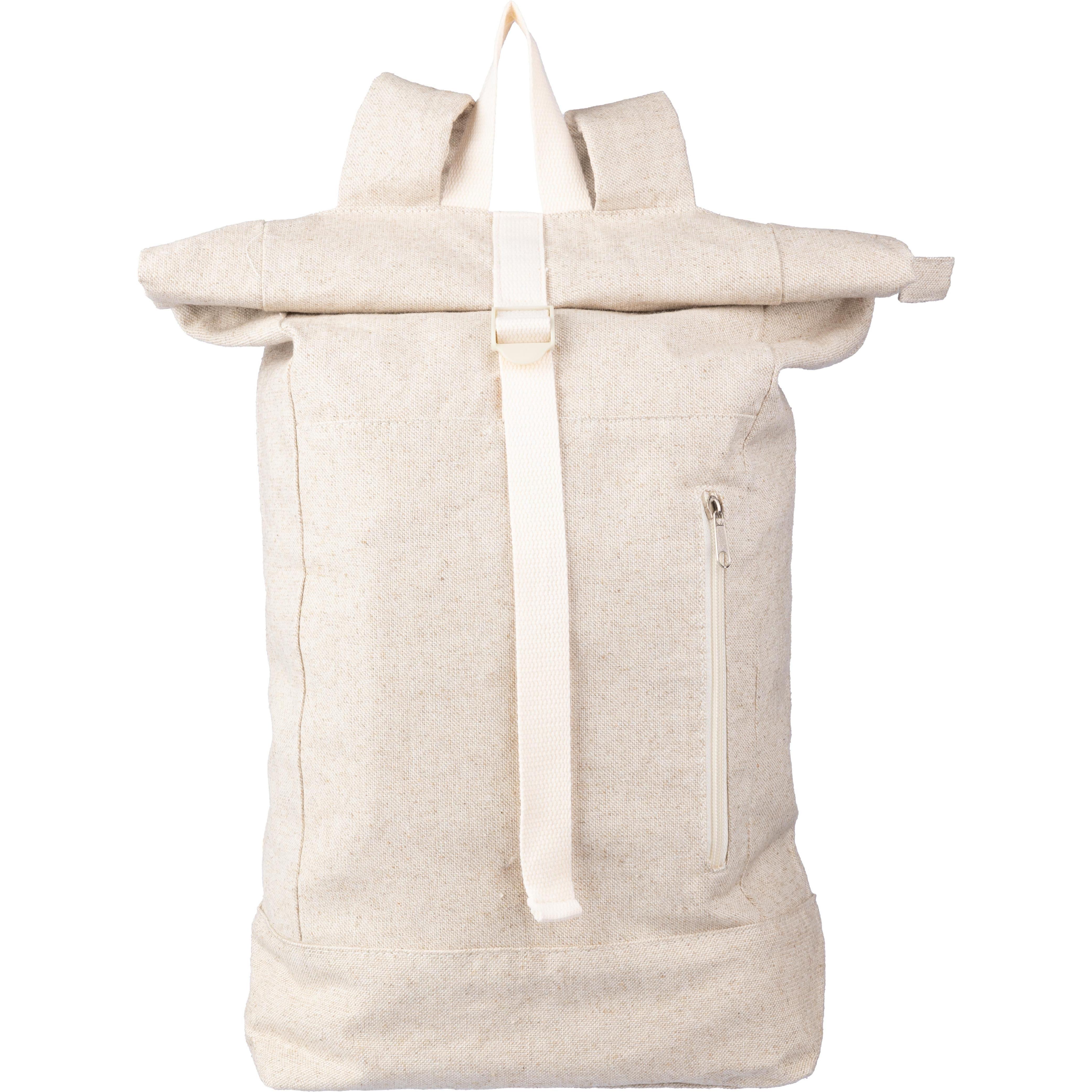 Hanf (280 gr/m2) Rolltop Rucksack Margarete