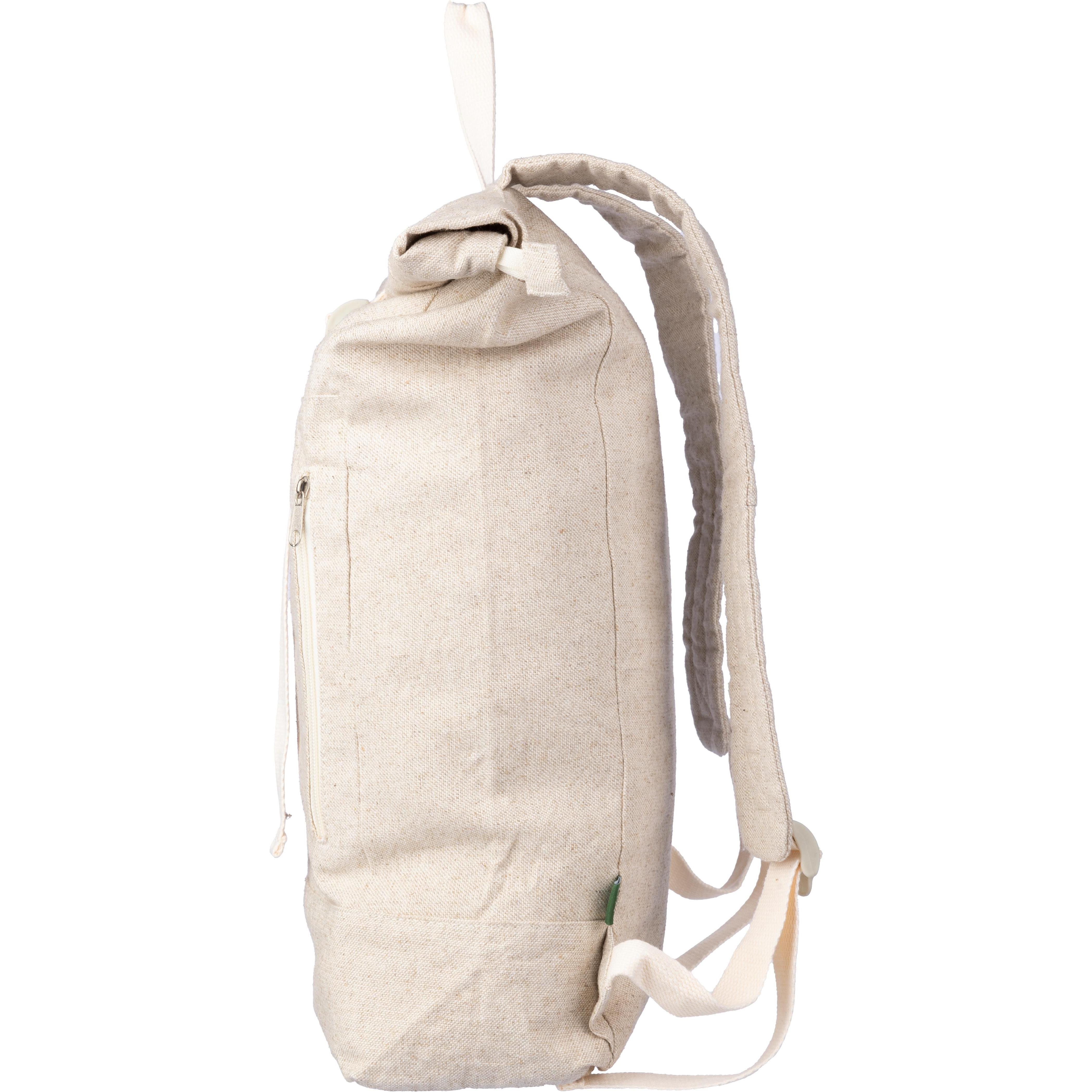 Hanf (280 gr/m2) Rolltop Rucksack Margarete