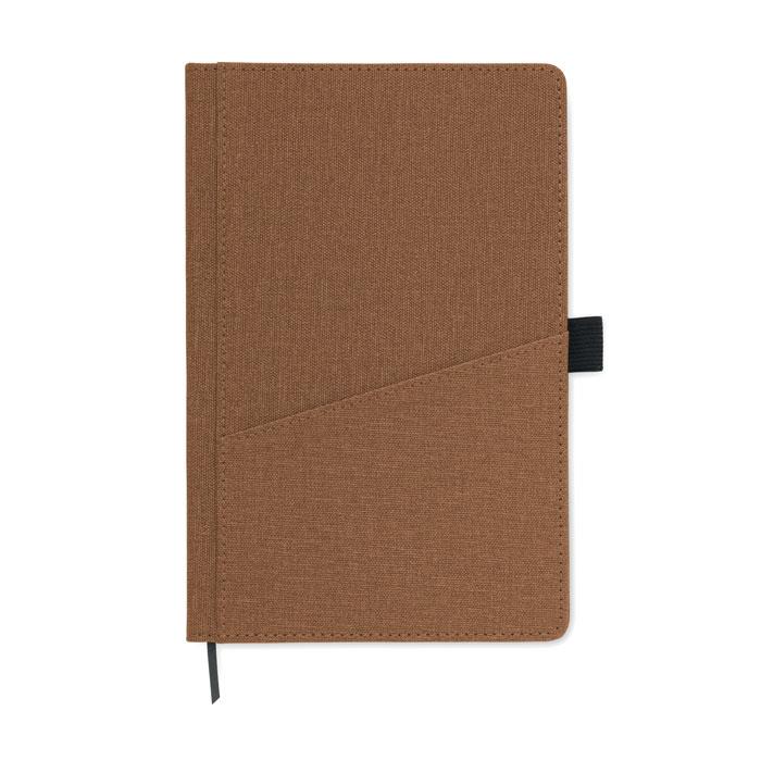 A5 notebook PU front pocket