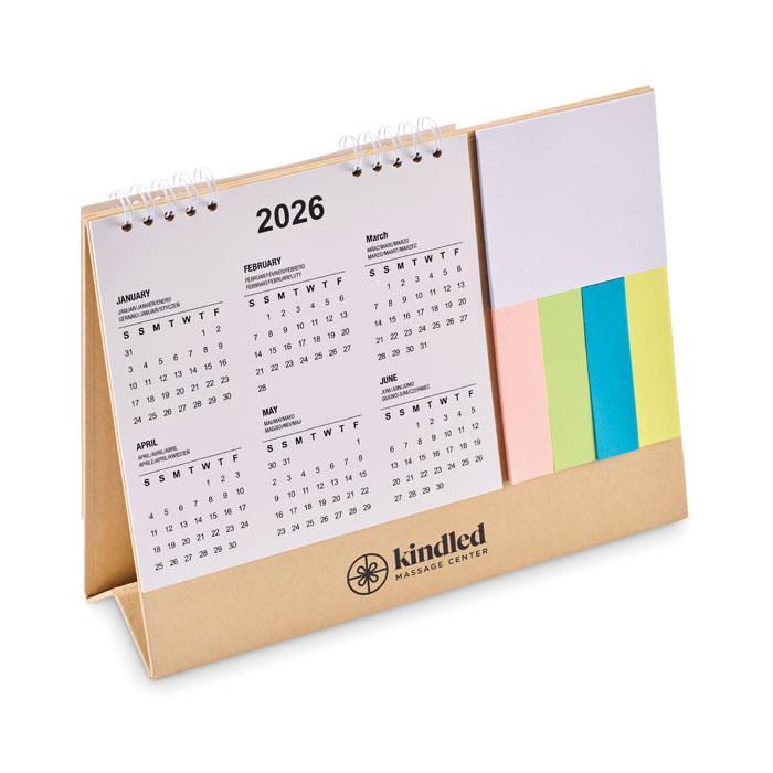 Tischkalender mit Memoblock