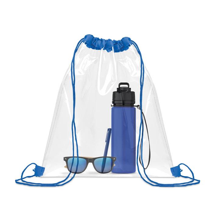 Transparenter Kordelzugbeutel