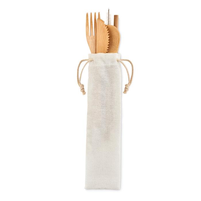 Besteck-Set Bambus
