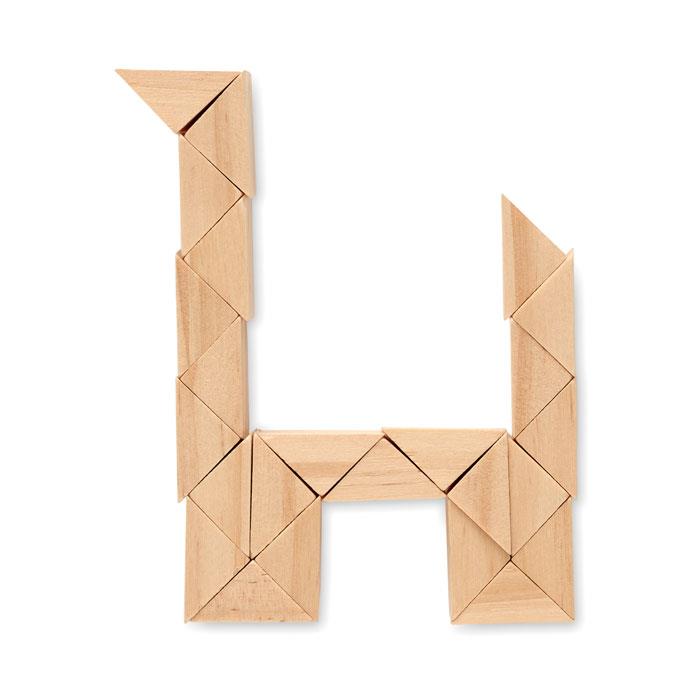 Holzpuzzle/Gehirnjogging