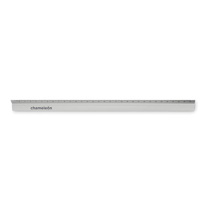 Dreikantlineal Aluminium 30cm