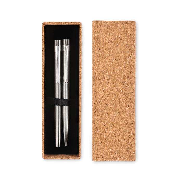 Schreibgeräte-Set aus Edelstahl