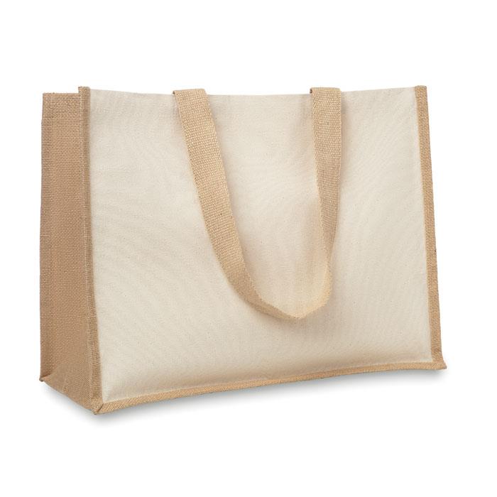 Jute/Canvas Shopper