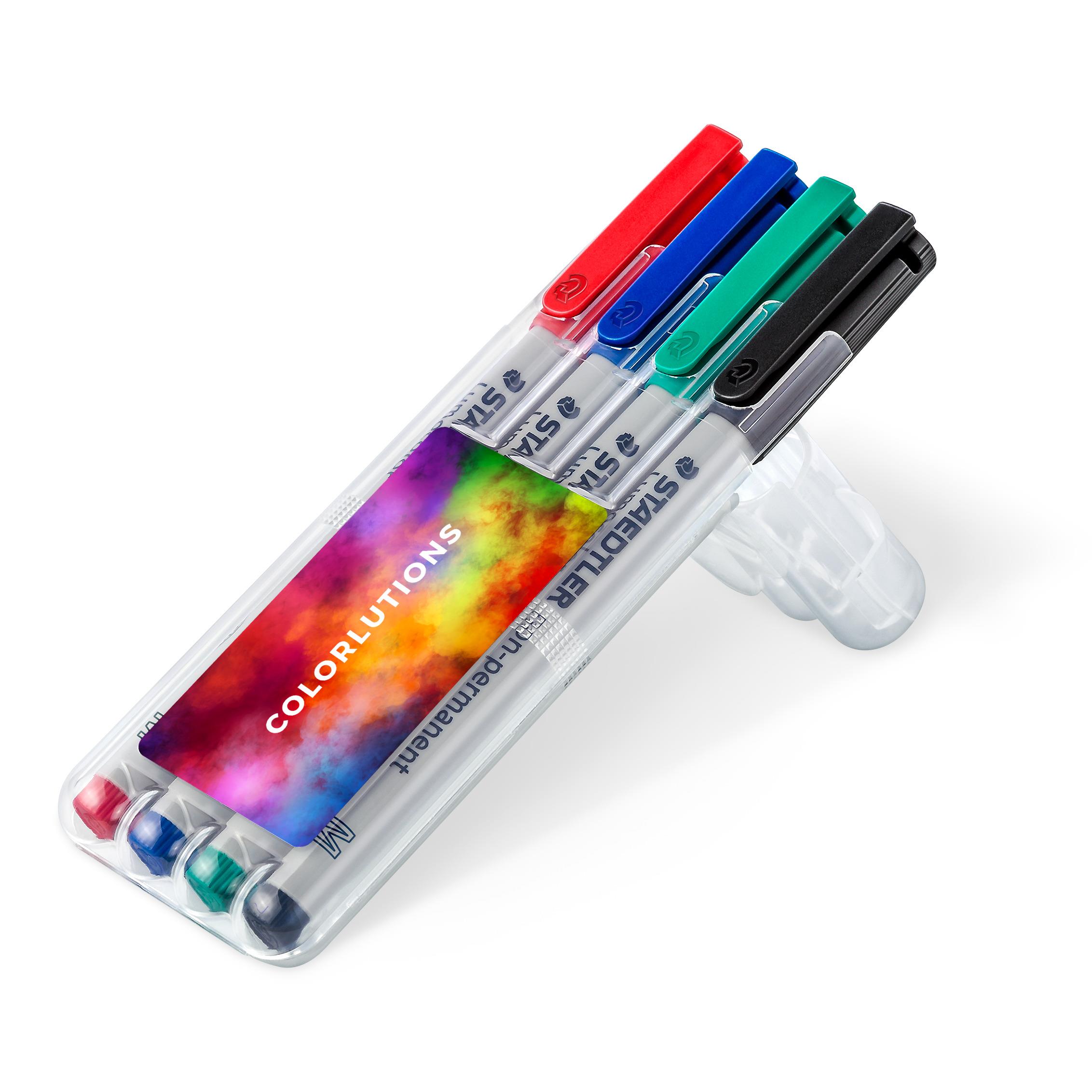 STAEDTLER Lumocolor® non-permanent M, 4er Box