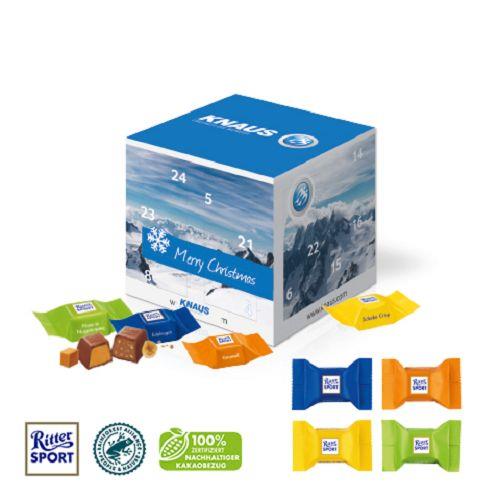 Adventskalender �Cube� mit Ritter SPORT Schokow�rfel